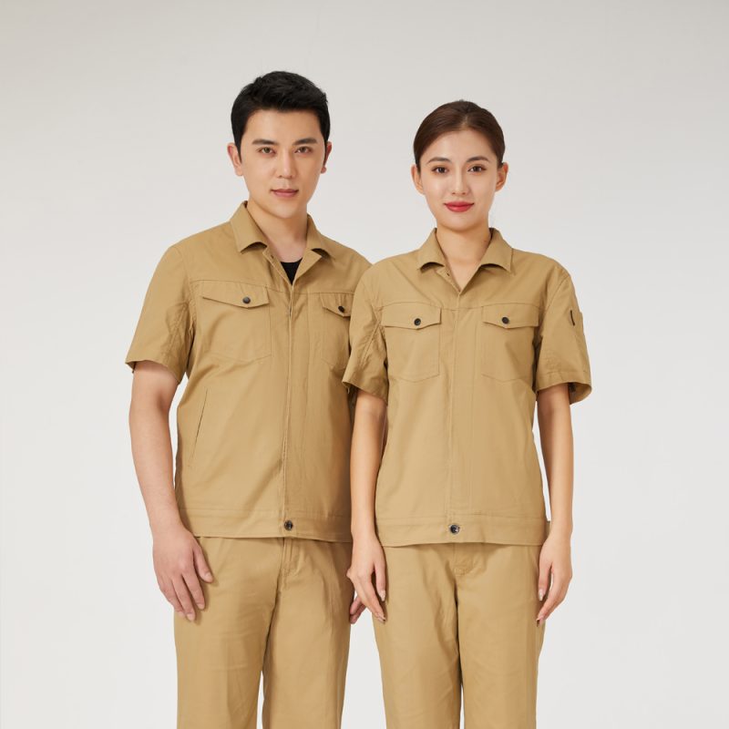 【AD2208-2】夏用作業服｜アースイエロー単色・超高耐久×快適性・月間32,000着突破の実力派モデル