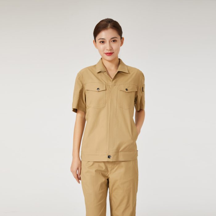 【AD2208-2】夏用作業服｜アースイエロー単色・超高耐久×快適性・月間32,000着突破の実力派モデル - 画像 (3)